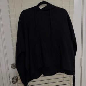Lululemon Black cape Sweater with hood